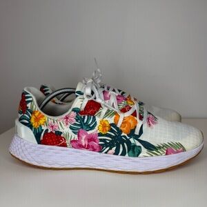NoBull White Tropical Allday Ripstop Running Sneaker Shoe Women’s 13.5 Men’s 12
